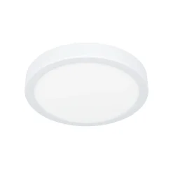 LED-loftslampe Fueva 5 IP44 3000K hvid Ø21cm