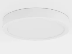 LED-loftslampe Fueva 5 IP44 3000K hvid Ø21cm