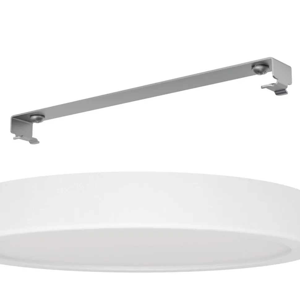 LED-loftslampe Fueva 5 IP44 3000K hvid Ø21cm