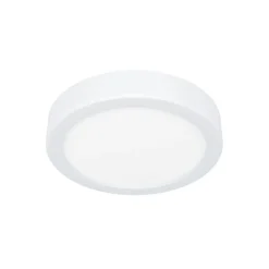 LED-loftslampe Fueva 5 IP44 3000K hvid Ø16cm
