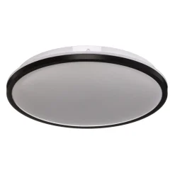 LED-loftslampe Lana, baggrundsbelyst effekt Ø28 sort