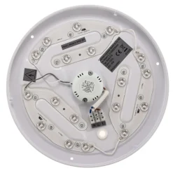 LED-loftslampe Lana, baggrundsbelyst effekt Ø28 sort