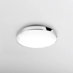 LED-loftslampe Malbona, kromramme, Ø 28,5 cm