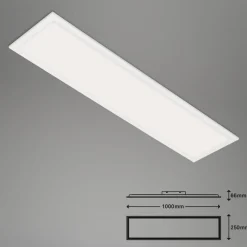 LED-loftslampe Piatto S dæmpbar CCT hvid 100x25cm