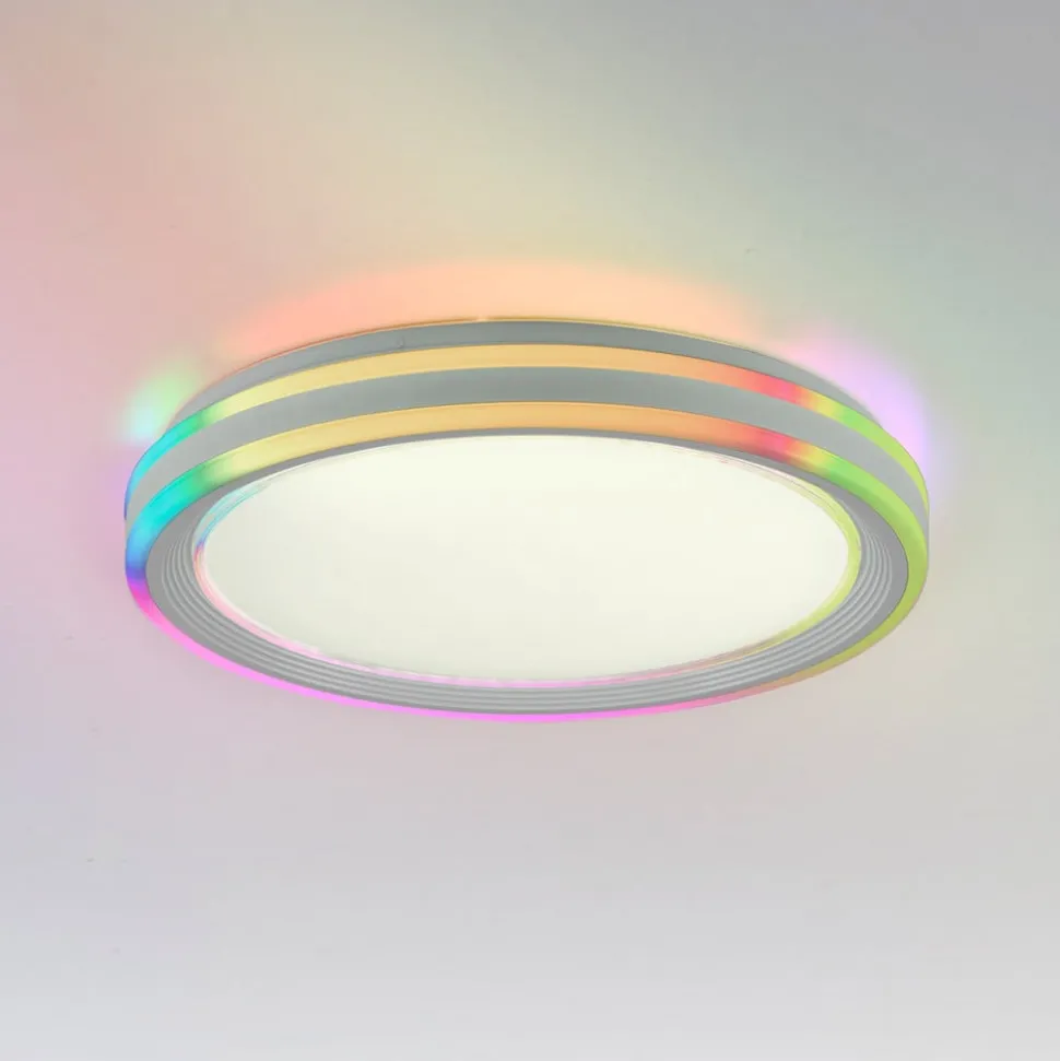 LED loftslampe Sfærisk, CCT, RGB, Ø 48cm