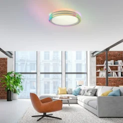 LED loftslampe Sfærisk, CCT, RGB, Ø 48cm