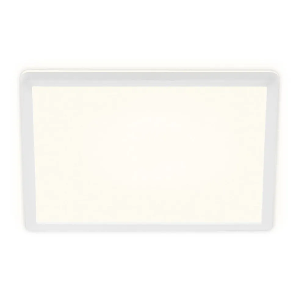 LED-loftslampe Slank, kantet 29,3 x 29,3 cm