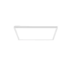 LED-loftslampe Tava A, CCT, 29 x 29 cm, hvid, fjernbetjening