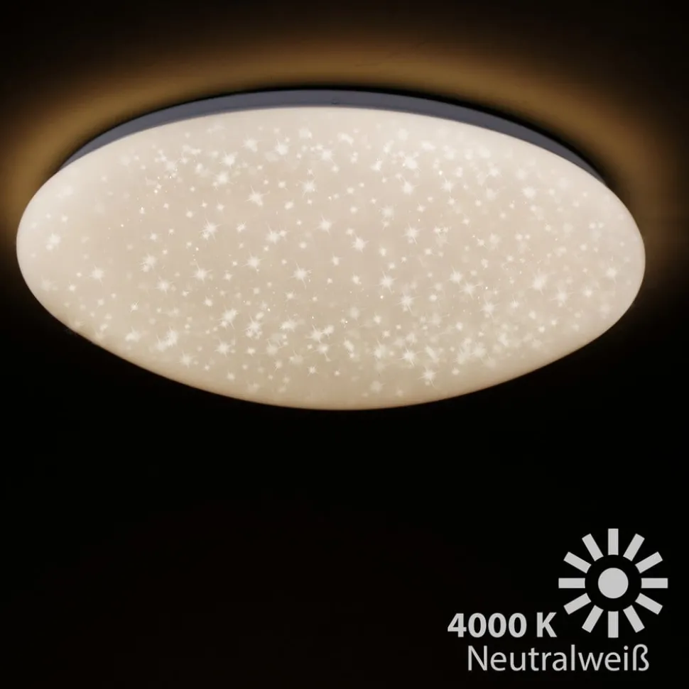 LED-loftslampe Vipe, stjernehimmel-effekt, 49 cm