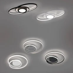 LED-loftslampe Zibal, dæmpbar, hvid