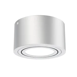 LED-loftspot Rør, sølvfarvet