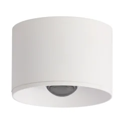 LED-loftspot til udendørs brug S132, Ø 8 cm, sandhvid