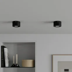 LED-loftsspot i rør, sort