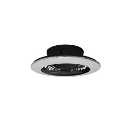 LED-loftventilator Alisio mini, sort