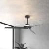 LED-loftventilator Brisa sort/træ DC støjsvag 175 cm CCT