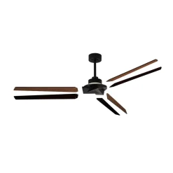 LED-loftventilator Brisa sort/træ DC støjsvag 175 cm CCT