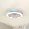 LED-loftventilator Gamer hvid DC støjsvag Ø 47 cm CCT RGB