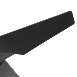 LED-loftventilator Jade, sort, støjsvag, Ø 152 cm, 60 W