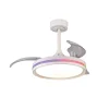 LED-loftventilator North hvid DC støjsvag Ø 91 cm CCT RGB