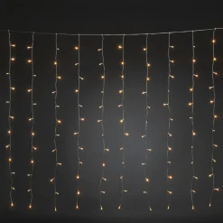 LED-lysforhæng, 120 lyskilder, ravgult