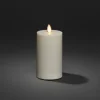 LED-lys IP44 cremehvid glat Højde 18 cm