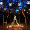 LED-lyskæde CADENA, 2.500 K, sort, 10 lyskilder, 10 m