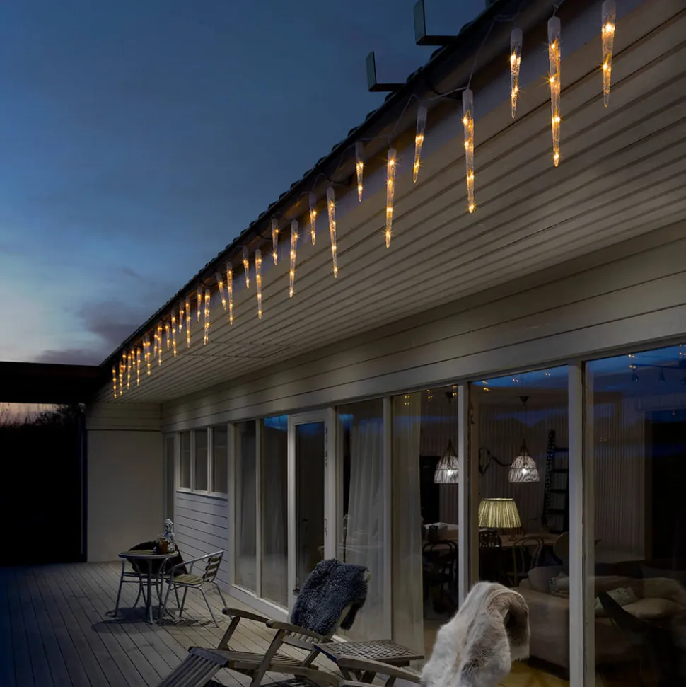 LED lyskæde istappe 500 cm