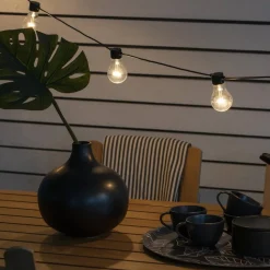 LED-lyskæde ølhave basissæt, ravfarvet
