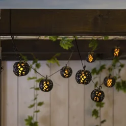 LED-lyskæde solcelle Flame med flamme effekt