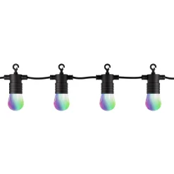 LED lyskæde tint Stella, 12-lys, CCT, RGB