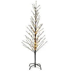 LED-lystræ, sort, 150 cm