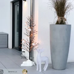 LED-lystræ, sort, 150 cm