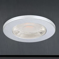 LED-møbelindbygningsspot Artist, sæt med 3, sølv