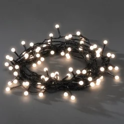 LED mini lyskæder til udendørs brug 80fl. varm hvid