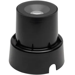 LED-nedbygningslampe 7876, sort