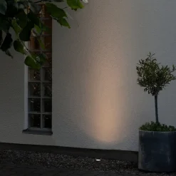 LED-nedbygningslampe 7876, sort