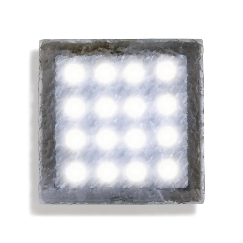 LED nedgravningslampe belægningssten Akiaki, 10 cm, gangbar