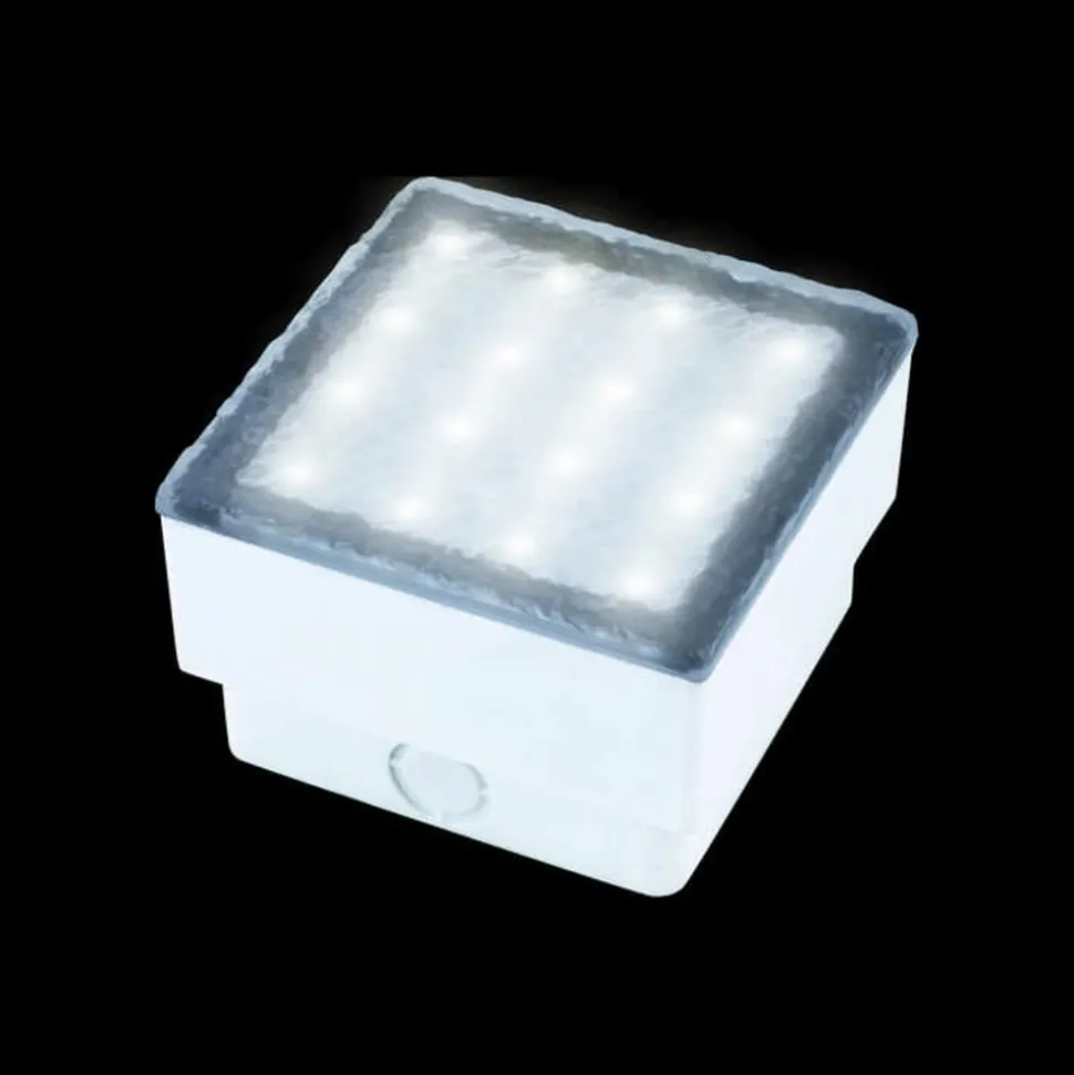 LED nedgravningslampe belægningssten Akiaki, 10 cm, gangbar