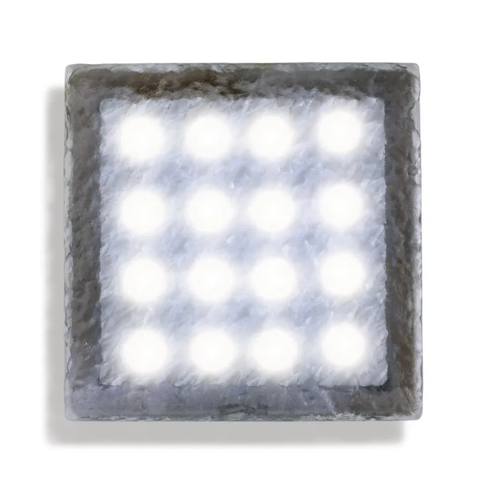 LED nedgravningslampe belægningssten Akiaki, 10 cm, gangbar