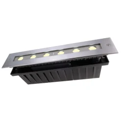 LED nedgravningslampe Jeremia, 32,8 cm, varmhvid