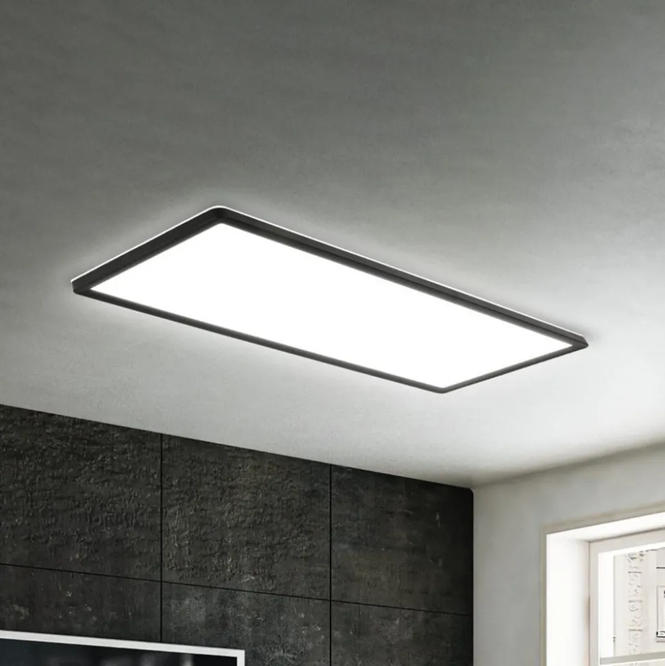 LED-panel til overflademontering Slim 58x20cm on/off 4.000K sort
