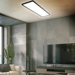 LED-panel til overflademontering Slim 58x20cm on/off 4.000K sort