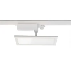 LED-panel TRACK LIGHT, hvid, 3-faset, 3.000 K, tænd/sluk