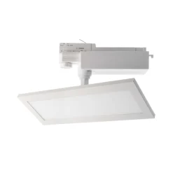 LED-panel TRACK LIGHT, hvid, 3-faset, 4.000 K, tænd/sluk