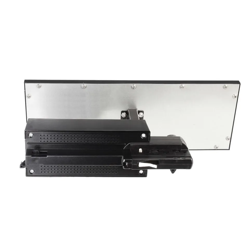 LED-panel TRACK LIGHT, sort, 3-faset, 4.000 K, tænd/sluk