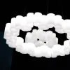 LED-pendellampe Honey, dæmpbar, rund, 58 cm