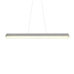 LED-pendellampe Paros DUOline, bjælke, nikkel