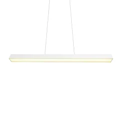 LED-pendellampe Paros DUOline, bjælke, hvid mat