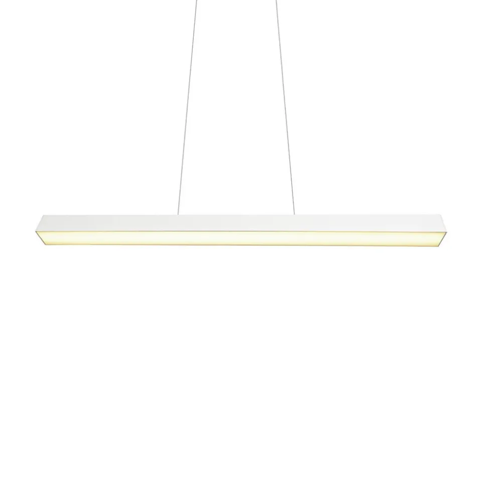 LED-pendellampe Paros DUOline, bjælke, hvid mat