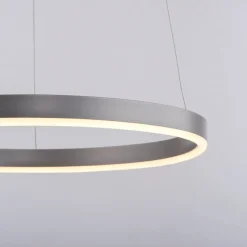 LED-pendellampe Ritus, Ø 39,3 cm, aluminium